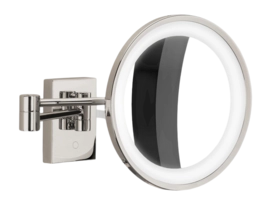 Make-up Spiegel Decor Walther BS 40 LED Nikkel Gepolijst (7x magnification)