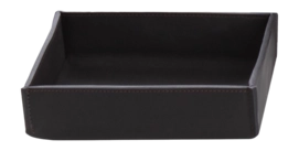Soap dish Decor Walther Nappa TAB Small Black Brown