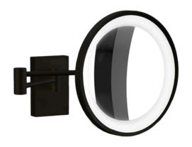 Make-up Spiegel Decor Walther BS 40 LED Mat Zwart (5 x magnification)