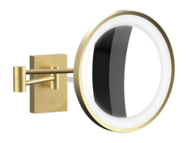 Make-Up Mirror Decor Walther BS 40 LED Matte Gold (10x magnification)