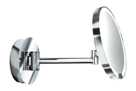 Make-up Spiegel Decor Walther Just Look Plus WR LED Wandmodell Chrome (5 x Vergrößerung)