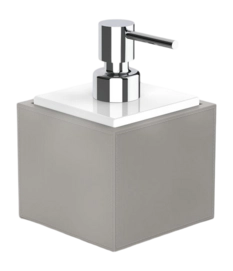 Zeepdispenser Decor Walther Brownie SSP Taupe Chrome