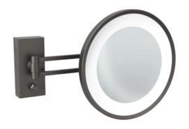 Make-up Spiegel Decor Walther BS 36 LED Mat Donker Metaal (5 x magnification)