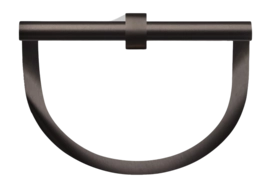 Handdoekring Decor Walther Century HTR Mat Donker Metaal