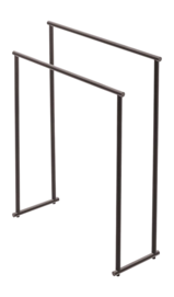 Towel rack Decor Walther Club HT Matt Dark Metal