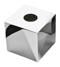 Tissue box Decor Walther New Storage KB 87 Square Chrome