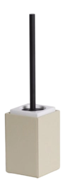 Brosse WC Decor Walther Brownie SBG Sand Avec Porcelaine White Et Brosse Matte Black