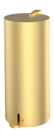Poubelle Decor Walther Mikado BIN 3 Mat Gold PVD