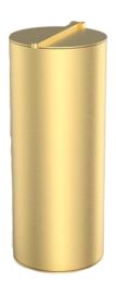 Poubelle Decor Walther Mikado BIN 4 Modèle Mural Mat Gold PVD