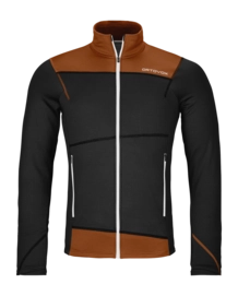 Sweatjacke Ortovox Fleece Light Jacket Herren Black Raven - XL