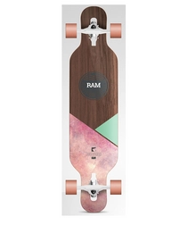 Longboard Ram Kihei Beach Glass 39 Wood