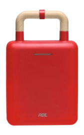 Tosti- en wafelijzer ADE 2-in-1 Rood 23