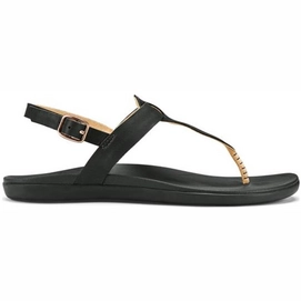 Sandale OluKai Ekekeu Black Damen-Schuhgröße 37 (UK 5)