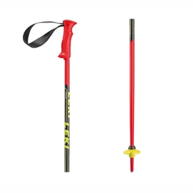 Bâtons de Ski Leki Racing Kids Neon Red Black White-90 cm