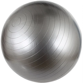 Gymnastikball Avento 65 cm Silber