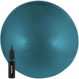 Ballon de Fitness Avento 65 cm avec Pompe Bleu