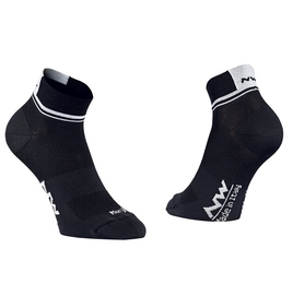 Fietssok Northwave Women Logo 2 Woman Socks Black White