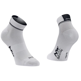 Fietssok Northwave Women Logo 2 Woman Socks White Black