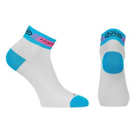 Fietssok Northwave Women Pearl Woman Socks White Blue