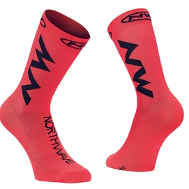 Fietssok Northwave Extreme Air Socks Lobster Orange Black