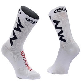 Fietssok Northwave Extreme Air Socks White Black Red
