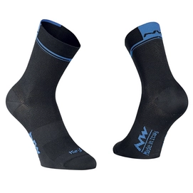 Fietssok Northwave Logo 2 High Socks Black Blue