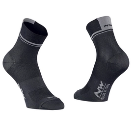 Fietssok Northwave Logo 2 Socks Black Grey