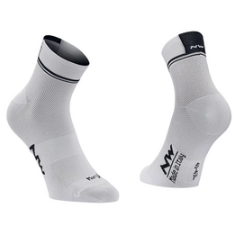 Fietssok Northwave Logo 2 Socks White Black