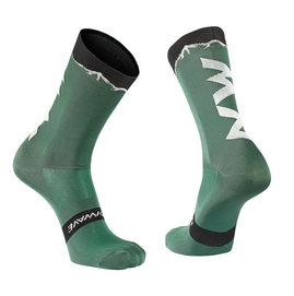 Fietssok Northwave Vibe Socks Green Forest Black