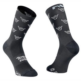 Chaussettes de Cyclisme Northwave Ride & Roll Sock Black 22-Pointure 37 - 39