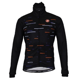 Fahrradshirt Castelli Servizio Corse Winter Jacket Black Zip Herren