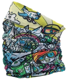 Scarf Barts Unisex Multicol Monster Ski Green