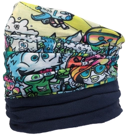 Nekwarmer Barts Unisex Multicol Polar Monster Ski Green