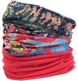 Scarf Barts Unisex Multicol Polar Mosaic Red
