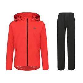 Regenpak Agu Unisex Go Rain Suit Essential Red-XL