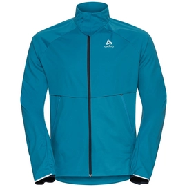 Hardloopjack Odlo Men Jacket Zeroweight Pro Warm Stunning Blue Dark Sapphire