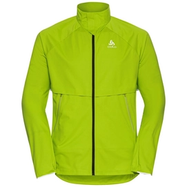 Laufjacke Odlo Jacket Zeroweight Pro Warm Men Lime Green Black