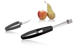 Apfel Entkerner + Messer Tomorrow's Kitchen Grau