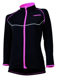 Fietsjack AGU Lana Dames Zwart Fluo Roze