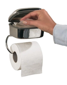 Porte-Papier Toilette Tiger Combi RVS Acier Poli