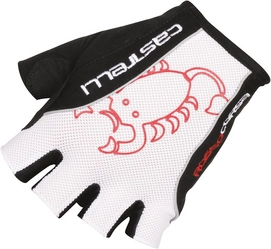 Fietshandschoen Castelli Men Rosso Corsa Classic White Black