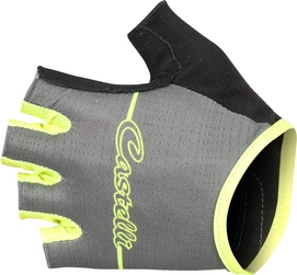 Fietshandschoen Castelli Dolcissima W Forest Gray Yellow Fluo