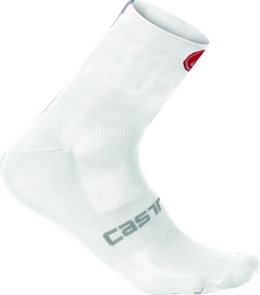 Fietssok Castelli Men Quattro 9 White