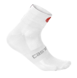 Fietssok Castelli Men Quattro 6 White