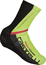 Overschoen Castelli Aero Race Black Yellow Fluo