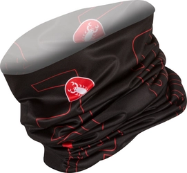 Nekwarmer Castelli LW Head Thingy Black Red
