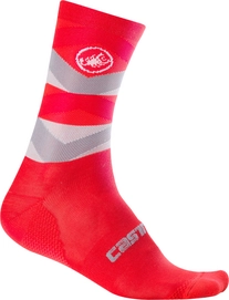 Fietssok Castelli Men Fatto 12 Sock Red