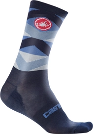 Fahrradsocke Castelli Fatto 12 Sock Dark Infinity Blue Herren
