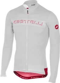 Fietsshirt Castelli Men Prologo V LS White