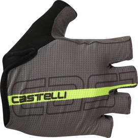 Fietshandschoen Castelli Men Tempo Anthracite Yellow Fluo